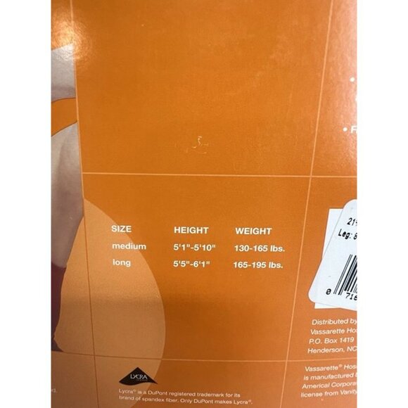 NEW VASSARETTE BODY CURVES CAPRI SHAPER MEDIUM NUDE 4670 W/LYCRA MADE IN USA - Picture 9 of 9